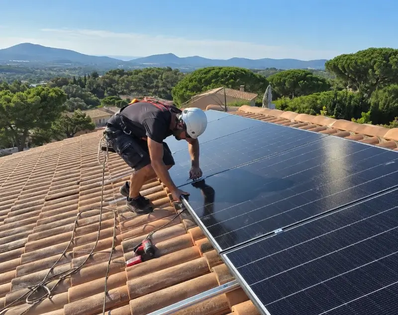 Installateur panneaux solaires Colonzelle — pose photovoltaïque sur toiture