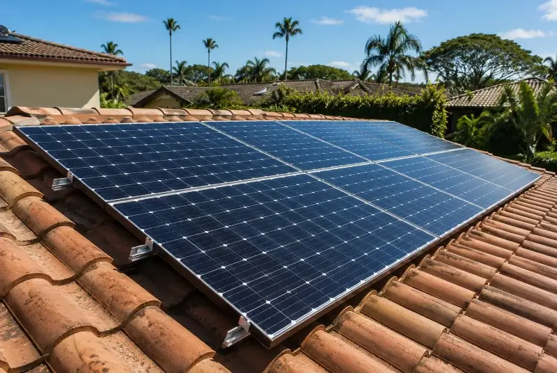 Installation de panneaux solaires à Colonzelle